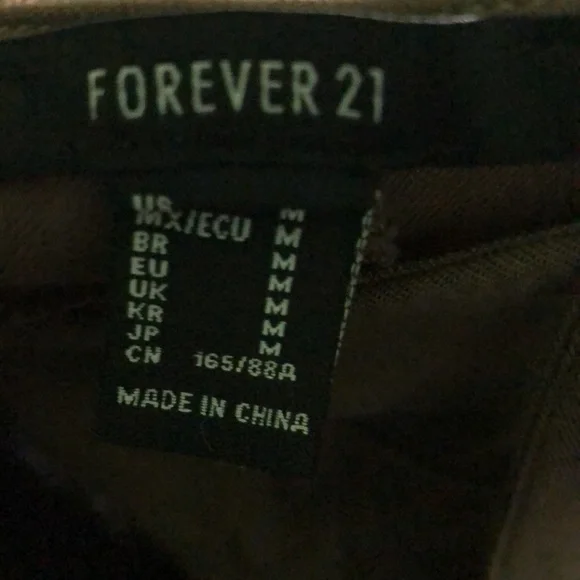 Khaki Green Overall Romper - Picture 3 of 4